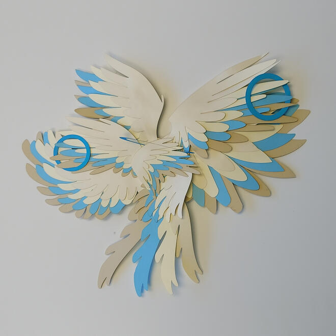 444 ● paper arrangement ● Angel Number Series ● 2022