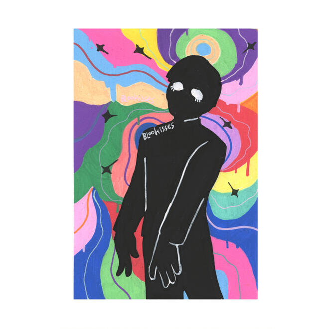 Overwhelmed ● paint illustration ● 7" × 10" ● content source: Mob Psycho 100 (comics/anime) ● 2022