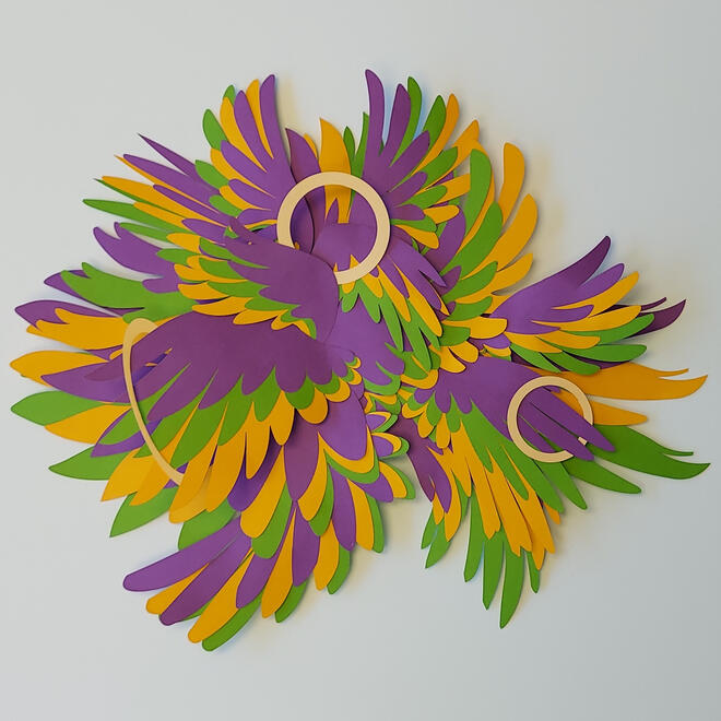 333 ● paper arrangement ● Angel Number Series ● 2022