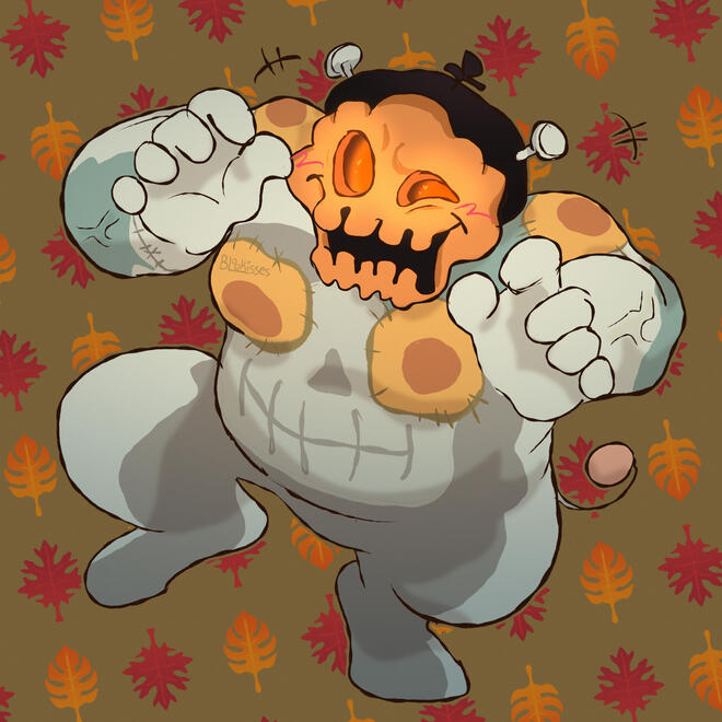 Jackenstein ● fanart illustration ● content source: Deltarune ● 2025