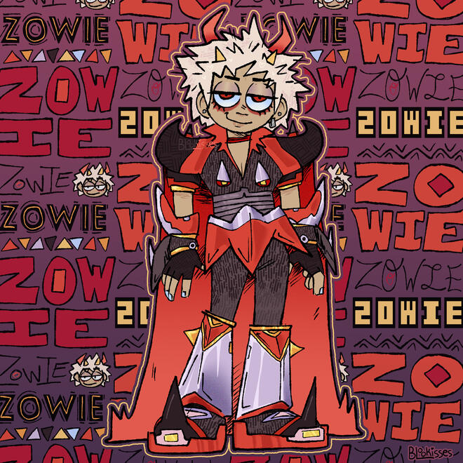 Zowie ● fanart illustration ● content source: Gitaroo Man (Video Game) ● 2026