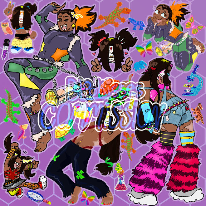 for ColoredLeaves (original character) ● 2025